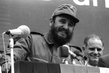 Fidel Castro bei seinem Besuch in der DDR 1972