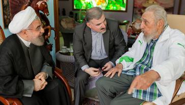 Iranischer Präsident Hassan Rouhani zu Besuch bei Fidel Castro in Kuba
