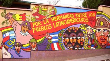 Wandbild für die Integration Lateinamerikas