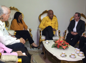 Außenminister von Celac-Staaten mit Präsident Martelly Außenminister von Celac-Staaten mit Präsident Martelly