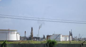 Die Ölraffinerie des kubanischen Unternehmens Cupet in der Nähe von Kubas Hauptstadt Havanna