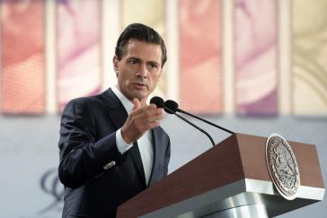 Mexikos Präsident Enrique Peña Nieto ist auf Staatsbesuch in Deutschland