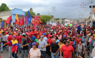 Am 17. Juni ging die Bevölkerung in Cumaná auf die Straße, um gegen die Ausschreitungen und Plünderungen zu protestieren Am 17. Juni ging die Bevölkerung in Cumaná auf die Straße, um gegen die Ausschreitungen und Plünderungen zu protestieren