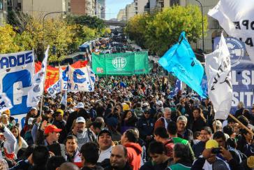 Seit Macris Amtsantritt vergeht keine Woche ohne massive Proteste von Gewerkschaften gegen die neoliberale Politik der Regierung