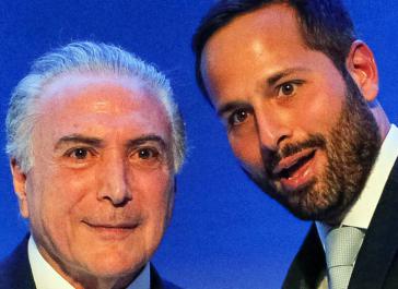 De-facto-Präsident Temer (li.) und sein Ex-Kulturminister Calero (re.) De-facto-Präsident Temer (li.) und sein Ex-Kulturminister Calero (re.)