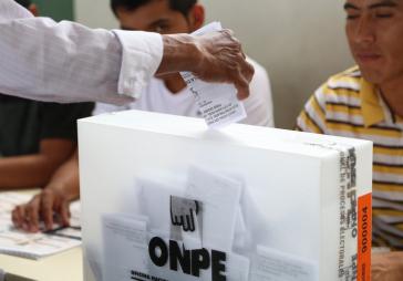 Bei den diesjährigen Präsidentschaftswahlen in Peru entscheidet jede Stimme