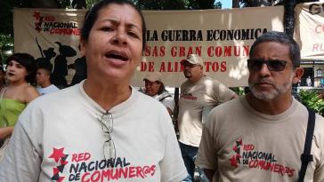 Amarelys Guzman, eine Sprecherin des Nationalen Netzwerkes der Kommunarden in Venezuela