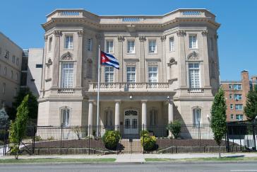 Die kubanische Botschaft in Washington