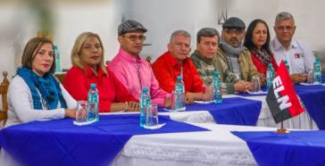 Die Verhandlungsführer der ELN in Ecuador Verhandlungsdelegation der ELN in Ecuador