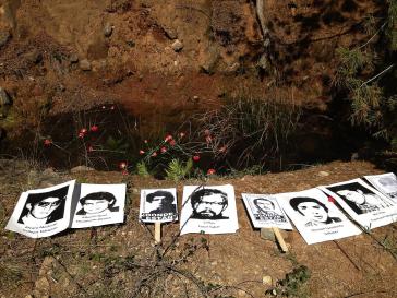 Eines der Massengräber der Colonia Dignidad, in dem Überreste von gewaltsam Verschwundenen der Militärdiktatur in Chile gefunden wurden