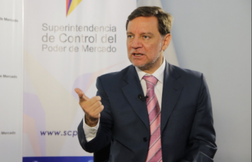 Der Leiter der Behörde zur Kontrolle der Marktmacht (SCPM) von Ecuador, Pedro Páez