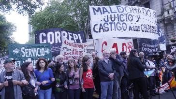 Tausende gingen in Argentinien auf die Straße und forderten Aufklärung über den Tod von Maldonado und Bestrafung der Verantwortlichen