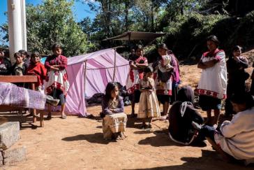 Vertriebene Tzotzil-Indigene aus Chenalhó und Chalchihuitlán, Chiapas