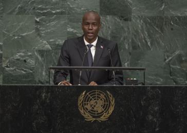Haitis Präsident Jovenel Moïse vor der UN-Generalversammlung in New York