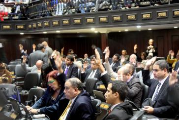 Abstimmung im Parlament von Venezuela