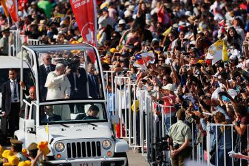 Viele Menschen kamen zu den Messen des Papstes in Chile, auch wenn er nicht nur mit offenen Armen empfangen wurde