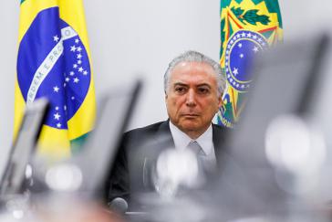 Angeklagt: Brasiliens De-facto Präsident Michel Temer