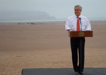 Sebastián Piñera während seiner ersten Amtszeit in Chile im Jahr 2012