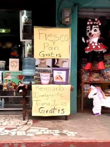 "Getränk und Brot gratis": in Guatemala erfahren die Geflüchteten viel Unterstützung seitens der Bevölkerung