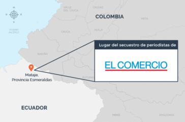 In dieser Grenzregion zwischen Kolumbien und Ecuador wurden Anfang der Woche drei Journalisten entführt