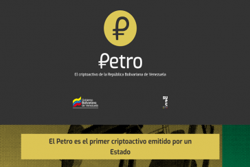 Webseite der Regierung von Venezuela zur Information über die Kryptowährung Petro