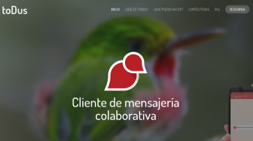 Webportal des neuen Instant-Messenger toDus in Kuba