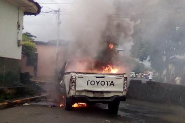 Die Ausschreitungen in Nicaragua mit einer Vielzahl von Toten und Brandanschlägen auf staatliche Einrichtungen gehen weiter