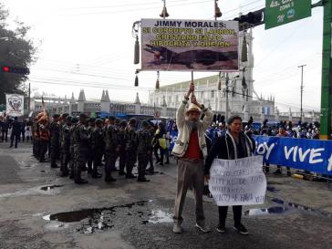 Die Proteste in Guatemala gegen Präsident Jimmy Morales und die Korruption nehmen weiter zu