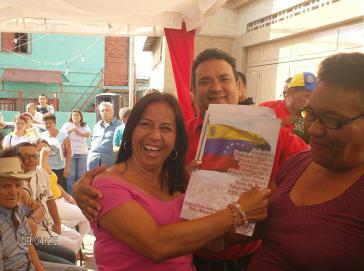 191 Landtitelübergaben im Barrio 23 de Enero im April 2011, noch unbeschwert von der aktuellen Krise in Venezuela