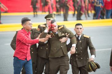 Bei dem Anschlag wurden sieben Militärs verletzt Bei dem Anschlag wurden sieben Militärs verletzt