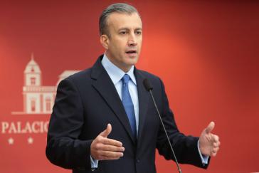 Venezuelas Vizepräsident für Wirtschaft, Tareck el Aissami Venezuelas Vizepräsident für Wirtschaft, Tareck el Aissami