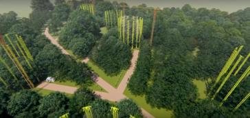 Das Mega-Projekt wird etwa 70 km von Manaus im Amazonas realisiert. Animation: Universität São Paulo. (screenshot) Das Mega-Projekt wird etwa 70 km von Manaus im Amazonas realisiert. Animation: Universität São Paulo. (screenshot)
