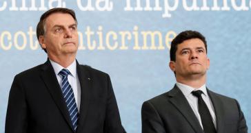 Ex-Bundesrichter Sérgio Moro (rechts) hat im Verfahren gegen Lula da Silva parteiisch gehandelt Ex-Bundesrichter Sérgio Moro (rechts) hat im Verfahren gegen Lula da Silva parteiisch gehandelt