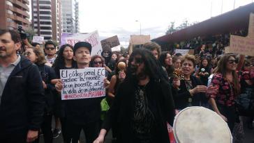 Protest wegen Gewalt gegen Frauen in Ecuador