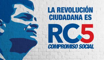 Kampagnenplakat der Revolución Ciudadana