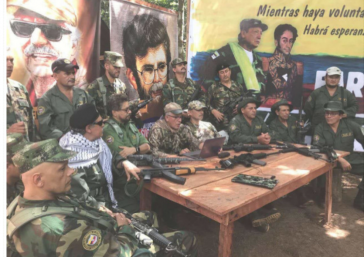 Die bereits wiederbewaffneten Guerilleros der neuen Farc-EP in Kolumbien werden auf 1.800 Personen geschätzt Die bereits wiederbewaffneten Guerilleros der neuen Farc-EP in Kolumbien werden auf 1.800 Personen geschätzt