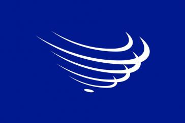Fahne der Union südamerikanischer Nationen (Unasur= Fahne der Union südamerikanischer Nationen (Unasur=