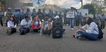 Landesweit gab es Protestaktionen und Straßenblockaden gegen die aktuelle Regierung von Präsident Juan Orlando Hernández