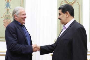 Betonte im Gespräch mit Hunko die Bereitschaft zum Dialog: Präsident Maduro