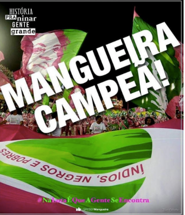 Beim weltberühmten Karneval in Rio ehrte die Gruppe Mangueira das Gedenken an Marielle Franco im Sambadromo