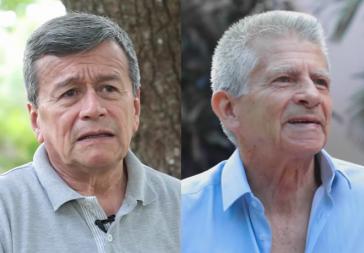 Kuba soll die beiden Mitglieder der ELN-Friedensdelegation, Aureliano Carbonell (rechts im Bild) und Pablo Beltrán an Kolumbien ausliefern (Kollage)
