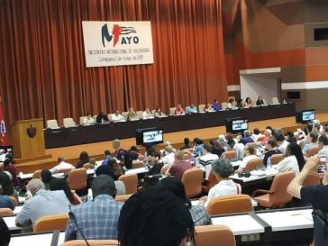 Im Rahmen des Internationalen Kuba-Solidaritätskongresses wurde bereits Anfang Mai auf das Treffen im November hingewiesen