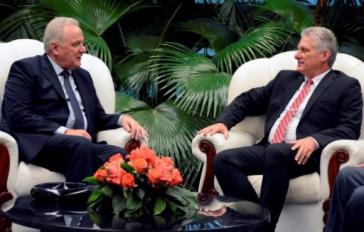 EU-Kommisar Mimica zu Gast bei Kubas Präsident Díaz-Canel EU-Kommisar Mimica zu Gast bei Kubas Präsident Díaz-Canel