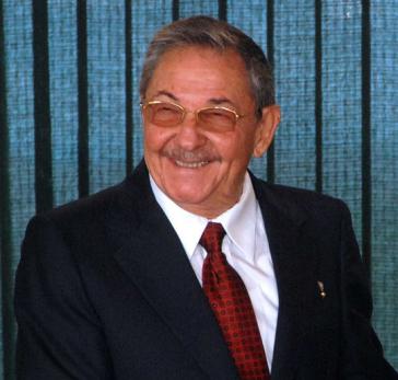 Von der US-Regierung zur Persona non grata erklärt: Raúl Castro, heute Erster Sekretär des Zentralkomitees der Kommunistischen Partei Kubas (Aufnahme von 2008)