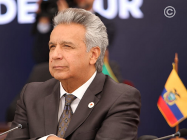 Präsident Lenín Moreno kehrt seiner alten Partei Alianza Pais den Rücken Präsident Lenín Moreno kehrt seiner alten Partei Alianza Pais den Rücken