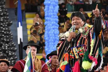Morales zum Auftakt des Jahres der indigenen Sprachen