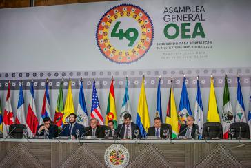 Die 49. Generalversammlung der OAS beschloss eine hochrangige Kommission für Nicaragua einzurichten