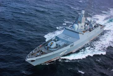 Das russische Mehrzweck-Kampfschiff Admiral Gorschkow ist am Montag in den Hafen von Havanna eingelaufen