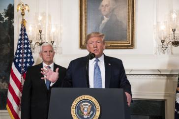 US-Präsident Donald Trump und sein Vize Mike Pence US-Präsident Donald Trump und sein Vize Mike Pence