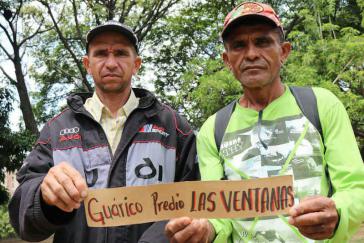 Die Kleinbauern José Pérez und Eulalio Esqueda kämpfen um ihr Grundstück Las Ventanas, das ihnen vom Staat zur Bearbeitung überlassen wurde